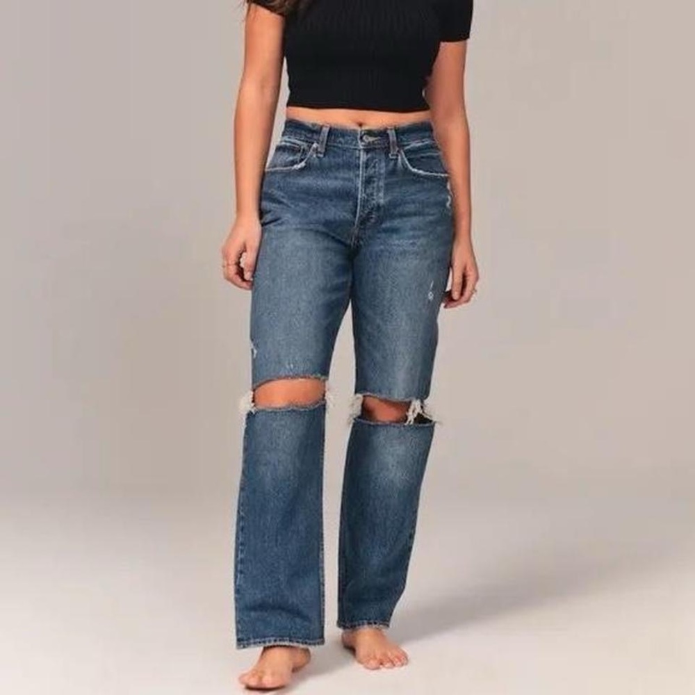 Abercrombie & Fitch low rise 90s baggy